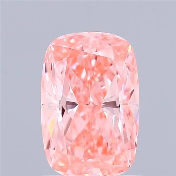 1.23ct Cushion modified Lab Grown Diamond (Colour Fancy Vivid Pink, Clarity VVS2, IGI Certified)