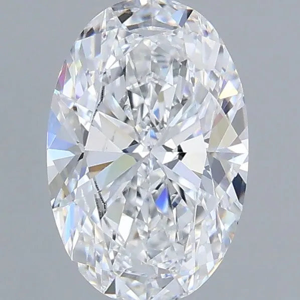 1.23ct Oval Lab Grown Diamond (Colour D, Clarity VS2, IGI Certified)