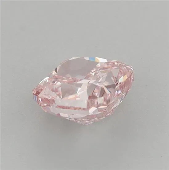 1.24ct Cushion brilliant Lab Grown Diamond (Colour Fancy Intense Pink, Clarity VS1, IGI Certified)