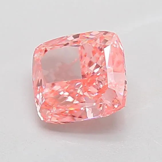 1.24ct Cushion modified Lab Grown Diamond (Colour Fancy Vivid Pink, Clarity VVS2, IGI Certified)