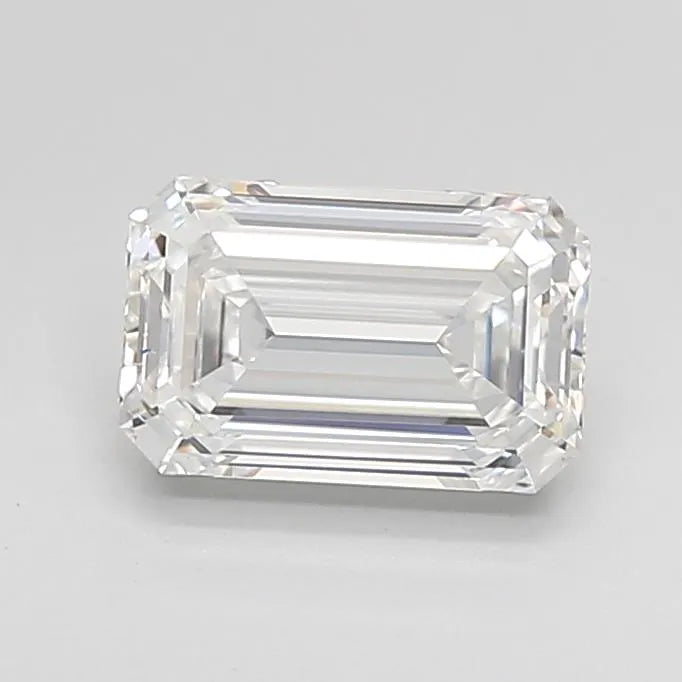 1.25ct Emerald Lab Grown Diamond (Colour E, Clarity VVS2, Cut EX, IGI Certified)