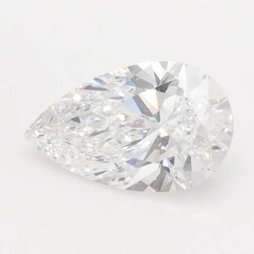 1.25ct Pear Lab Grown Diamond (Colour D, Clarity VVS1, IGI Certified)