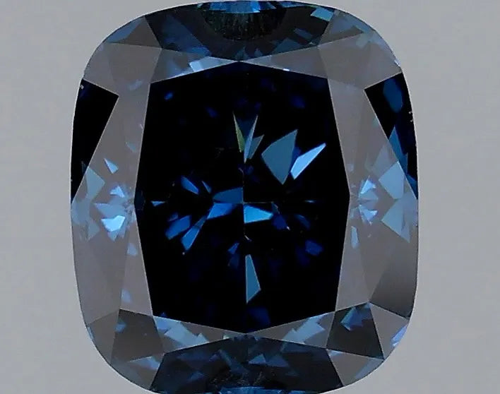 1.26ct Cushion modified Lab Grown Diamond (Colour Fancy Deep Blue, Clarity VS1, Cut VG, IGI Certified)