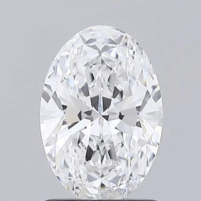 1.26ct Oval Lab Grown Diamond (Colour D, Clarity IF, Cut EX, IGI Certified)