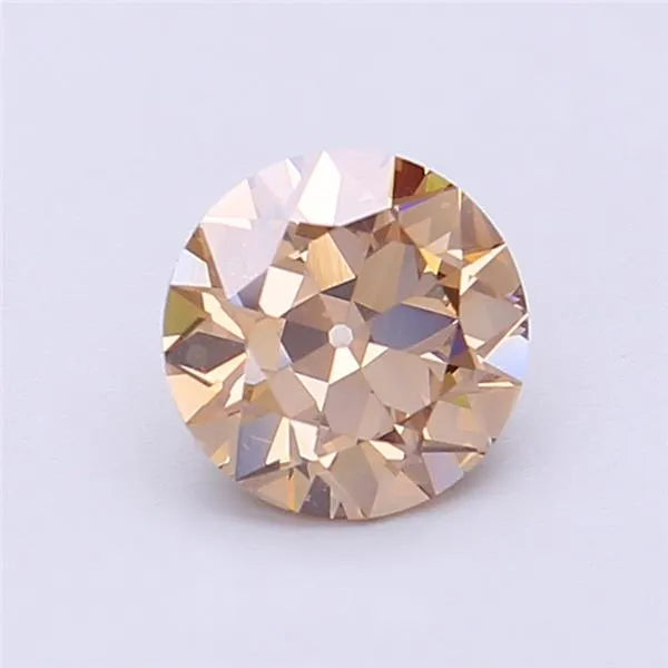 1.26ct Round Lab Grown Diamond (Colour Fancy Brown, Clarity VVS1, Cut VG, IGI Certified)
