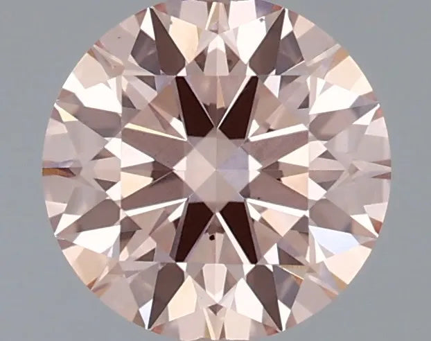 1.29ct Round Lab Grown Diamond (Colour Fancy Pink, Clarity VS2, Cut ID, IGI Certified)