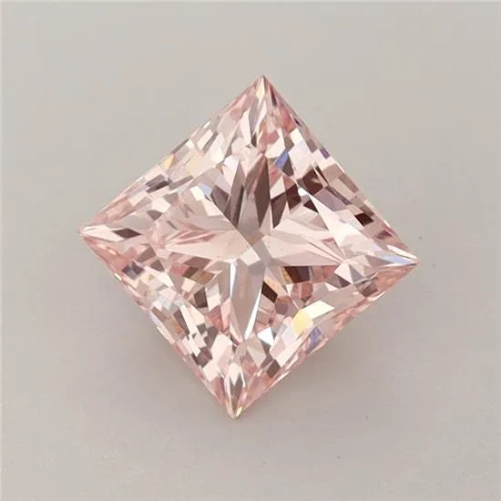 1.31ct Princess Lab Grown Diamond (Colour Fancy Intense Pink, Clarity VS1, IGI Certified)