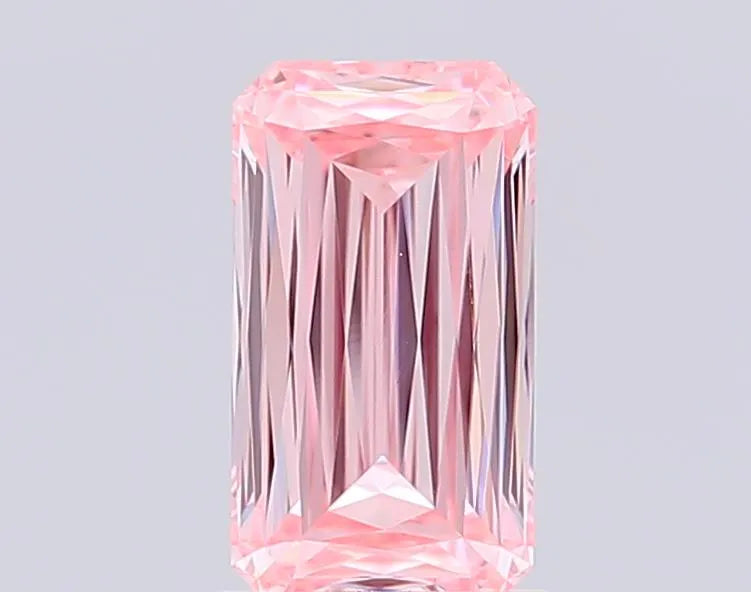 1.32ct Radiant Lab Grown Diamond (Colour Fancy Vivid Pink, Clarity VS1, IGI Certified)