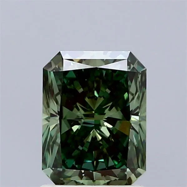 1.33ct Radiant Lab Grown Diamond (Colour Fancy Vivid Green, Clarity VS1, IGI Certified)