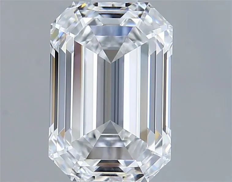 1.34ct Emerald Lab Grown Diamond (Colour D, Clarity VVS2, IGI Certified)