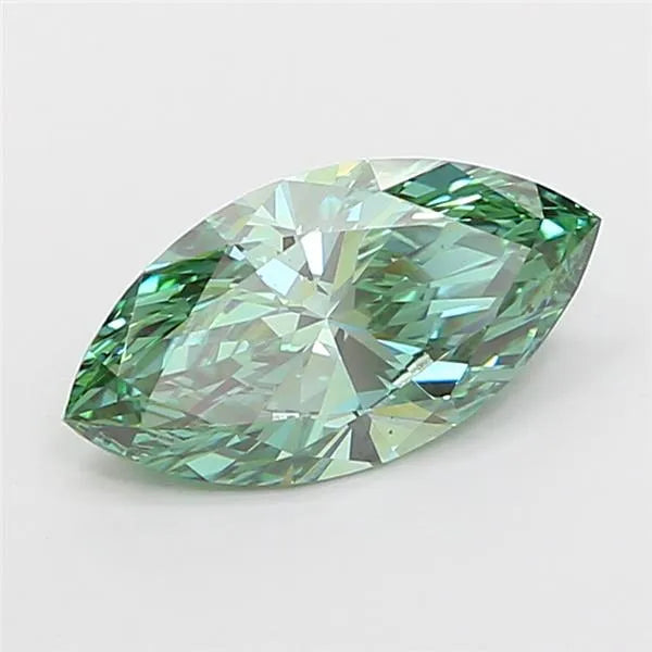 1.34ct Marquise Lab Grown Diamond (Colour Fancy Vivid Green, Clarity VVS2, IGI Certified)