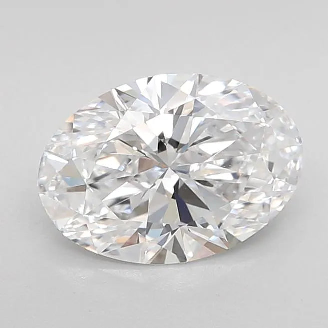 1.34ct Oval Lab Grown Diamond (Colour D, Clarity VVS2, Cut EX, IGI Certified)