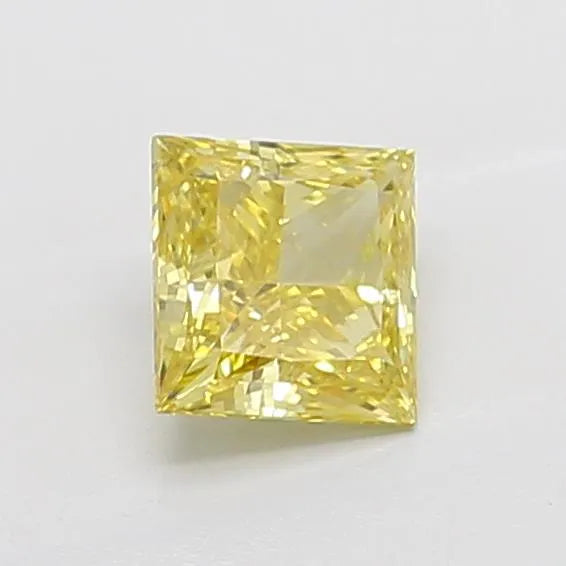1.36ct Princess Lab Grown Diamond (Colour Fancy Intense Yellow, Clarity VS1, IGI Certified)