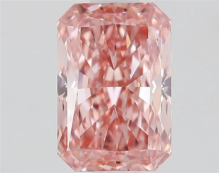 1.36ct Radiant Lab Grown Diamond (Colour Fancy Vivid Pink, Clarity VVS2, IGI Certified)