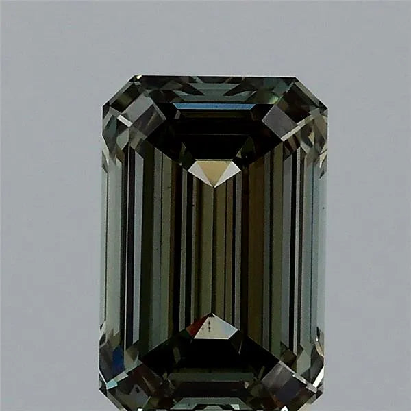 1.38ct Emerald Lab Grown Diamond (Colour Fancy Intense Green, Clarity VS1, IGI Certified)