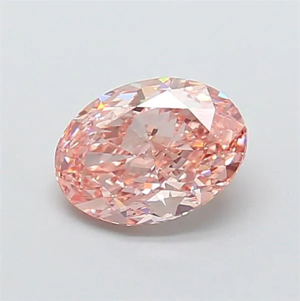 1.42ct Oval Lab Grown Diamond (Colour Fancy Intense Pink, Clarity VS1, IGI Certified)