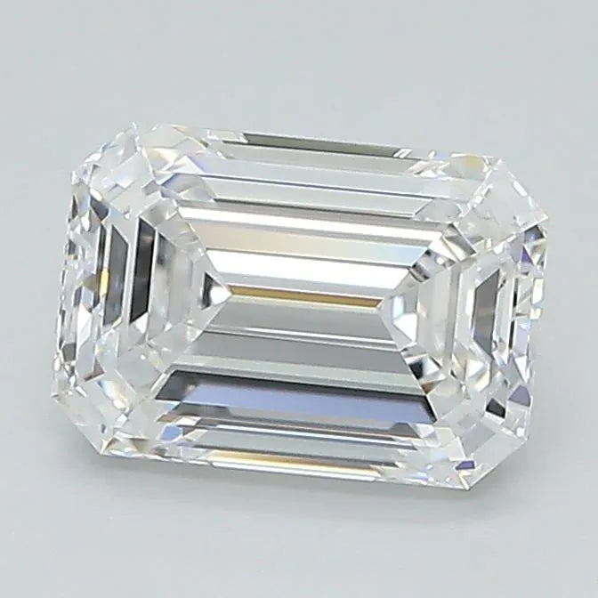 1.45ct Emerald Lab Grown Diamond (Colour D, Clarity IF, IGI Certified)