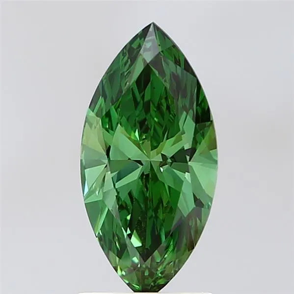 1.45ct Marquise Lab Grown Diamond (Colour Fancy Vivid Green, Clarity VS1, IGI Certified)