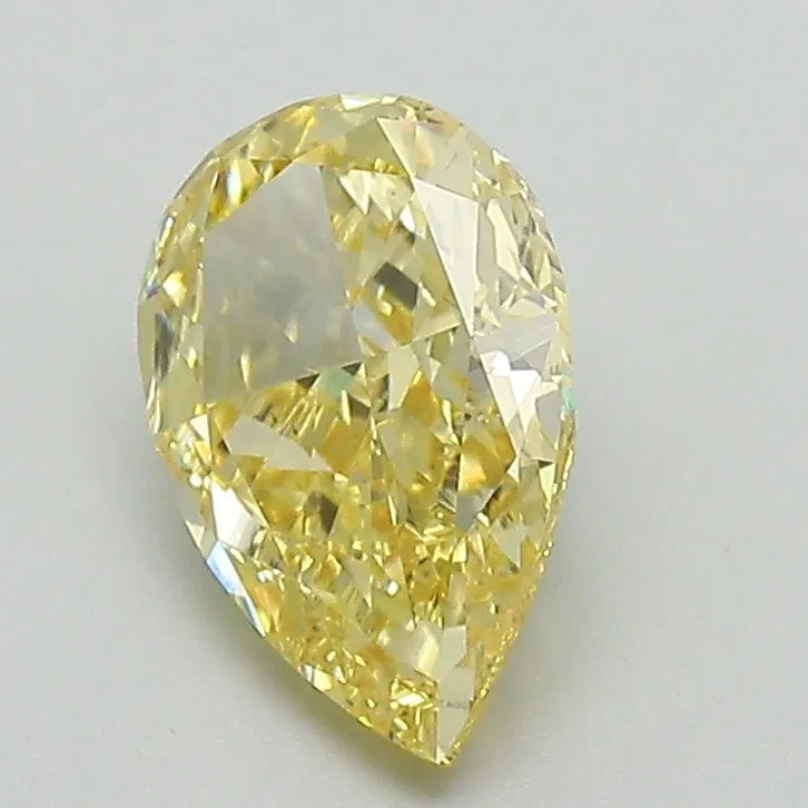 1.45ct Pear Lab Grown Diamond (Colour Fancy Intense Yellow, Clarity VS1, IGI Certified)