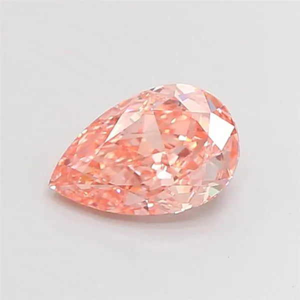 1.46ct Pear Lab Grown Diamond (Colour Fancy Intense Brownish Pink, Clarity VVS2, IGI Certified)