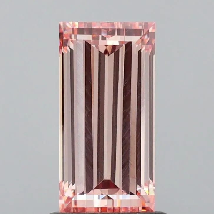 1.47ct Baguette Lab Grown Diamond (Colour Fancy Pink, Clarity VVS2, IGI Certified)