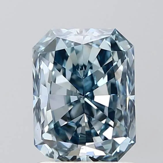1.49ct Radiant Lab Grown Diamond (Colour Fancy Intense Blue, Clarity VVS2, IGI Certified)