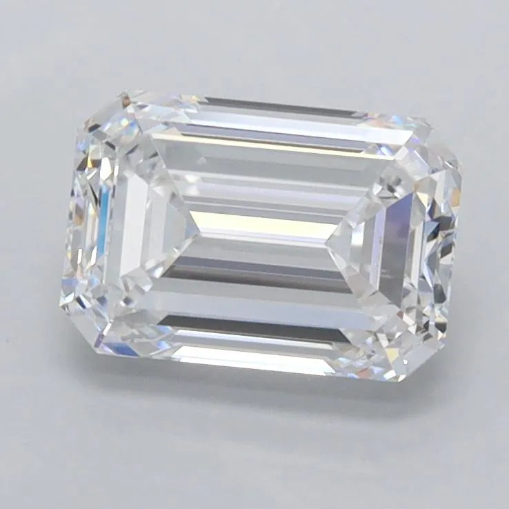 1.50ct Emerald Lab Grown Diamond (Colour D, Clarity FL, IGI Certified)