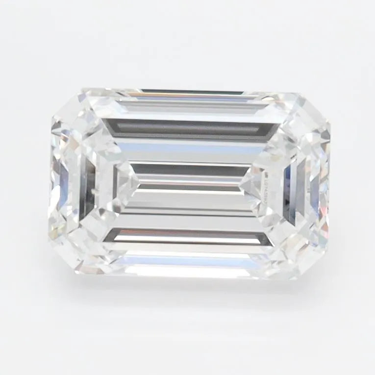 1.50ct Emerald Lab Grown Diamond (Colour D, Clarity IF, IGI Certified)