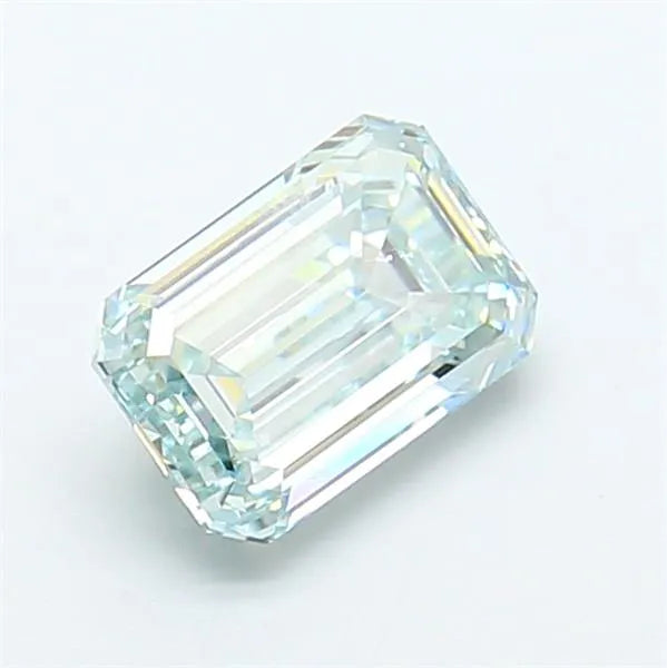 1.50ct Emerald Lab Grown Diamond (Colour Fancy Green, Clarity VVS2, IGI Certified)