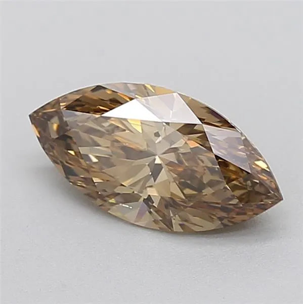 1.50ct Marquise Lab Grown Diamond (Colour Fancy Brown, Clarity SI1, IGI Certified)