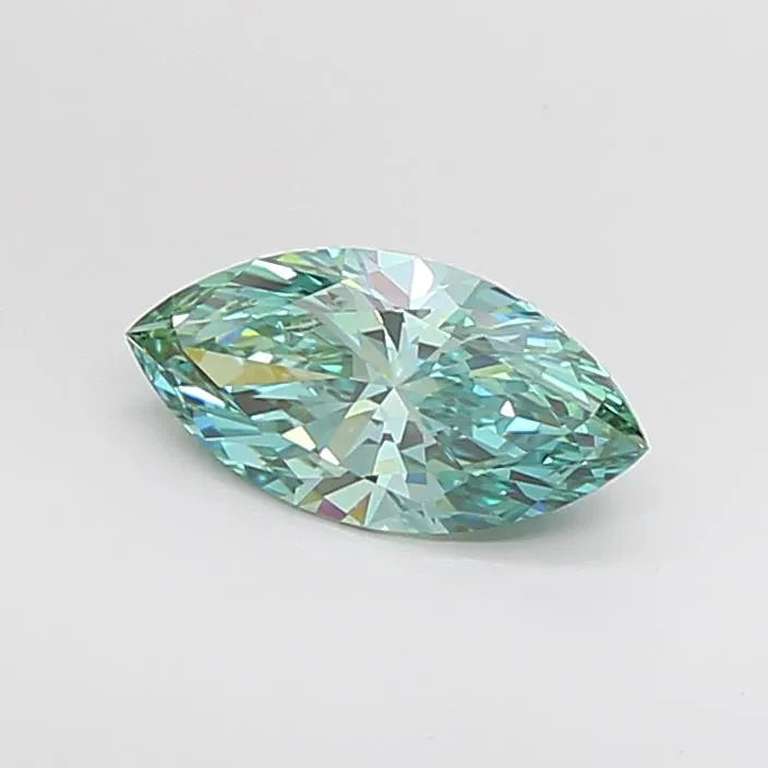 1.50ct Marquise Lab Grown Diamond (Colour Fancy Vivid Blueish Green, Clarity VS1, IGI Certified)