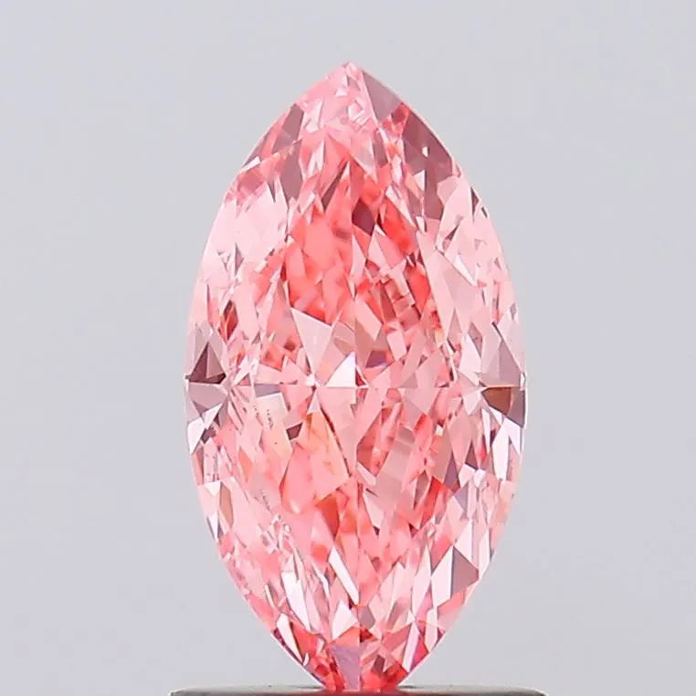 1.50ct Marquise Lab Grown Diamond (Colour Fancy Vivid Pink, Clarity VVS2, IGI Certified)