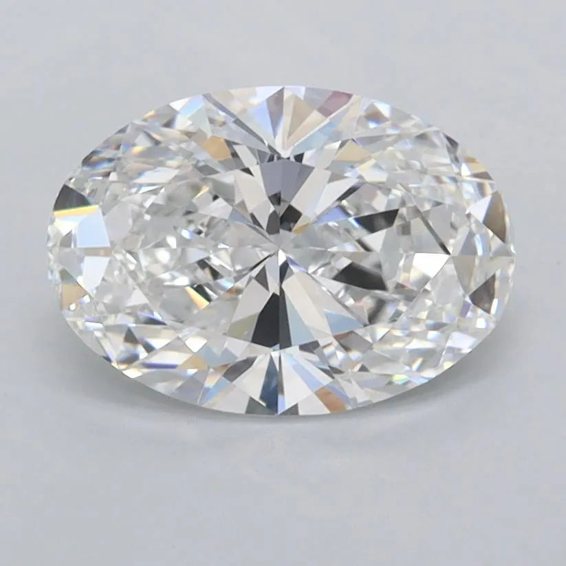 1.50ct Oval Lab Grown Diamond (Colour D, Clarity FL, IGI Certified)