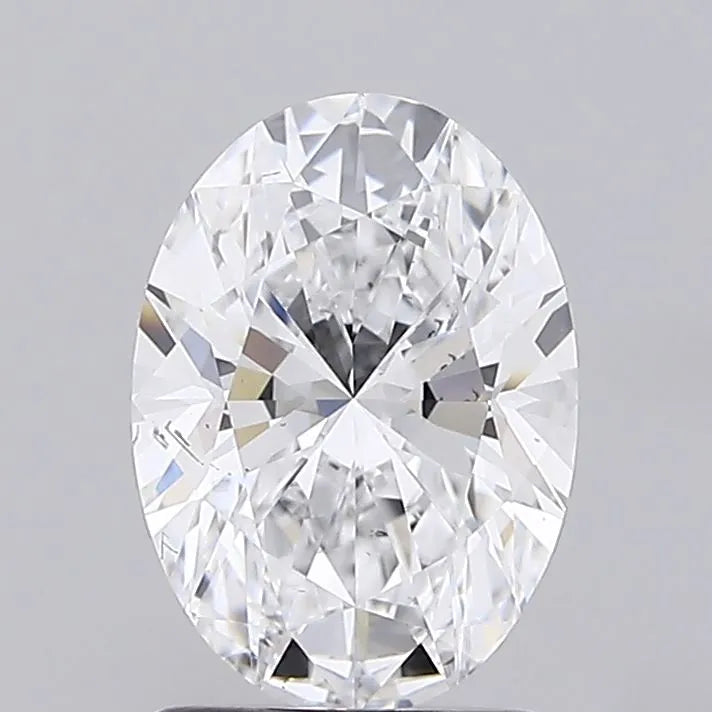 1.50ct Oval Lab Grown Diamond (Colour D, Clarity SI1, IGI Certified)