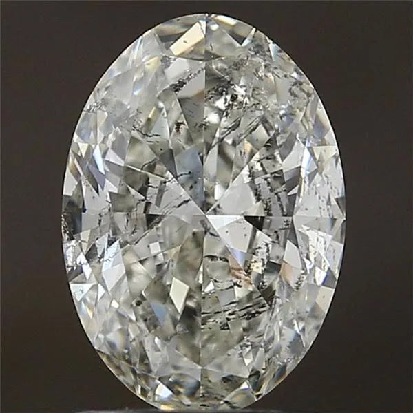 1.50ct Oval Natural Diamond (Colour I, Clarity SI2, Cut VG, IGI Certified)