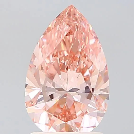 1.50ct Pear Lab Grown Diamond (Colour Fancy Intense Pink, Clarity VS1, IGI Certified)