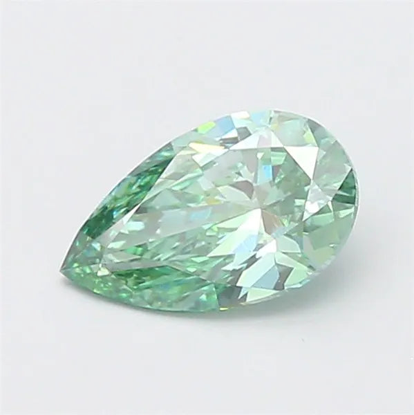 1.50ct Pear Lab Grown Diamond (Colour Fancy Vivid Green, Clarity VS1, IGI Certified)