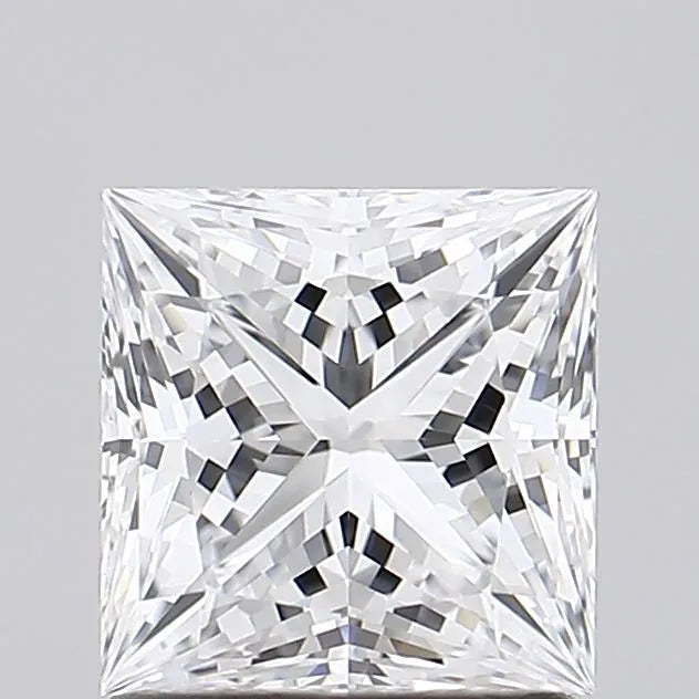 1.50ct Princess Lab Grown Diamond (Colour D, Clarity IF, IGI Certified)