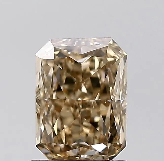 1.50ct Radiant Natural Diamond (Colour Fancy Yellowish Brown, Clarity VS2, GIA Certified)