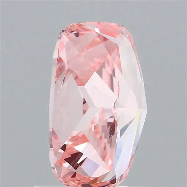 1.51ct Cushion brilliant Lab Grown Diamond (Colour Fancy Vivid Pink, Clarity VS1, IGI Certified)