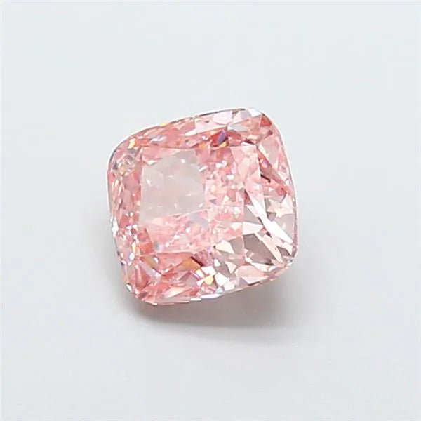 1.51ct Cushion modified Lab Grown Diamond (Colour Fancy Vivid Pink, Clarity VS1, IGI Certified)
