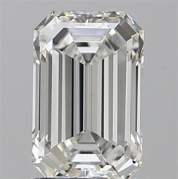 1.51ct Emerald Lab Grown Diamond (Colour F, Clarity VS1, IGI Certified)