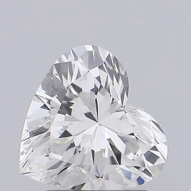 1.51ct Heart Lab Grown Diamond (Colour G, Clarity VVS2, IGI Certified)
