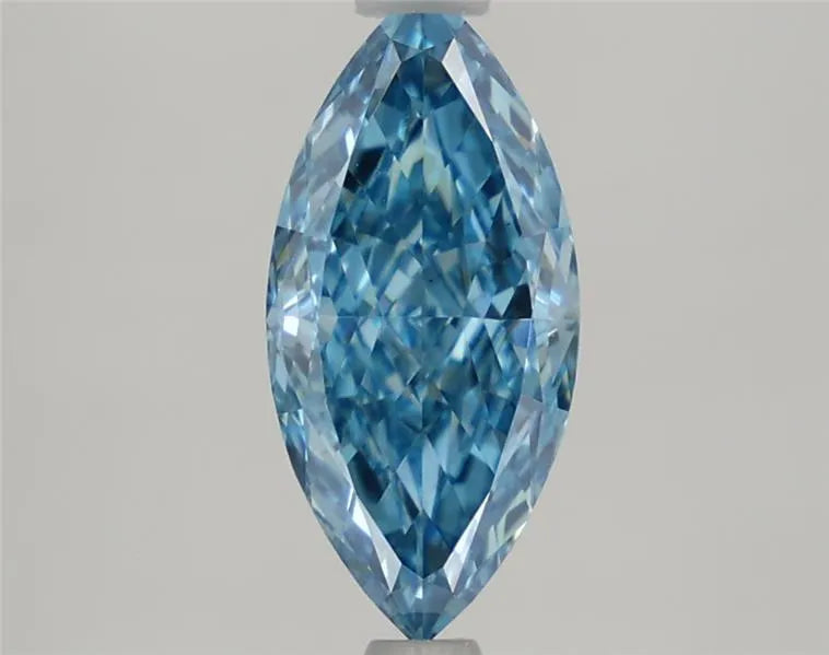 1.51ct Marquise Lab Grown Diamond (Colour Fancy Vivid Blue, Clarity VS1, IGI Certified)