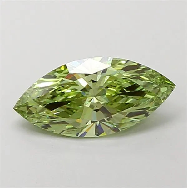 1.51ct Marquise Lab Grown Diamond (Colour Fancy Vivid Green, Clarity VS1, IGI Certified)