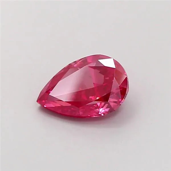 1.51ct Pear Lab Grown Diamond (Colour Fancy Vivid Pink, Clarity VS1, IGI Certified)