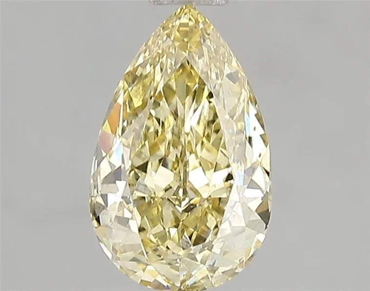 1.51ct Pear Lab Grown Diamond (Colour Fancy Yellow, Clarity SI1, IGI Certified)