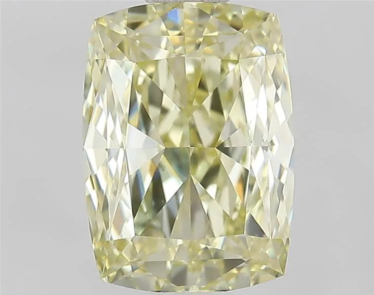 1.52ct Cushion modified Lab Grown Diamond (Colour Fancy Light Yellow, Clarity VS1, IGI Certified)