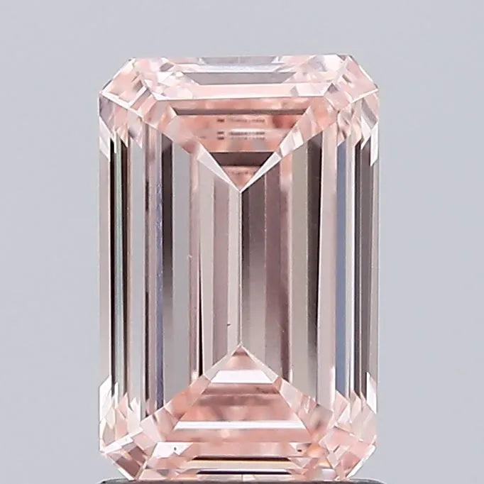 1.52ct Emerald Lab Grown Diamond (Colour Fancy Pink, Clarity VS2, IGI Certified)