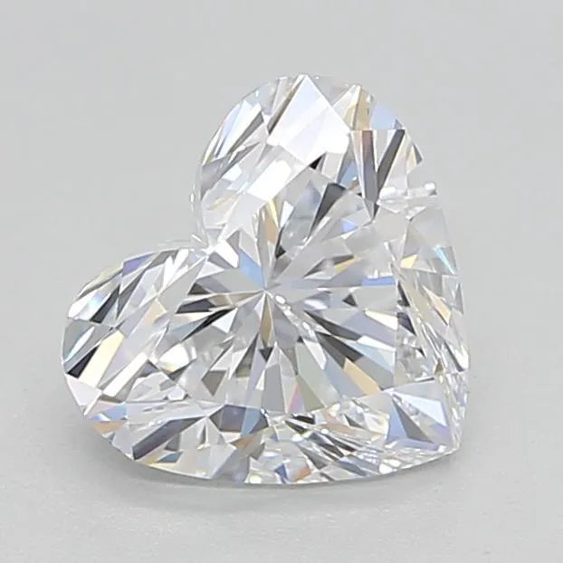 1.52ct Heart Lab Grown Diamond (Colour D, Clarity VVS1, IGI Certified)
